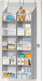 AOODA 2 Pack Over the Door Organizer, Large Capacity Closet Door Hanging by AOODA