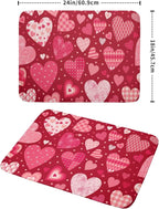 Valentine Day Love Heart Dish Drying Pad 18 x 24 Inch - Image 2