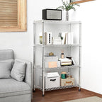 Xcity Storage Shelves, 4 Tier Heavy Duty Metal Shelving Unit, 1600 LBS Capacity Adjustable Steel Wire Shelf Organizer for Pantry, Kitchen, Garage, 14" D x 36" W x 54" H, Chrome - Image 2