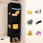 6 Shelves Hanging Closet Organizer, 2 Pack Hanging Storage - Image 4