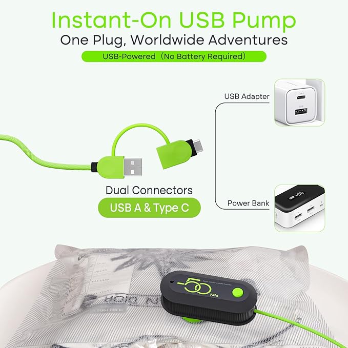 9 Pack Travel Vacuum Storage Bags - Image 2