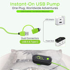 Vacuum Bags for Travel with USB Electric Pump, 6 Pack Carry-on Size Compression - Image 2
