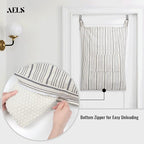 AELS Farmhouse Hanging Laundry Hamper - Image 2