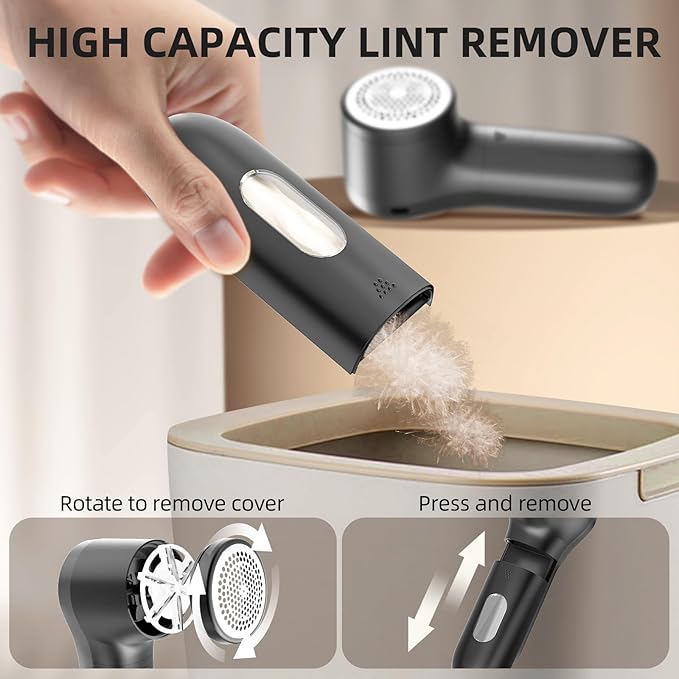 Fabric Shaver, Electric Lint Remover, Rechargeable Lint Shaver, Household - Image 7