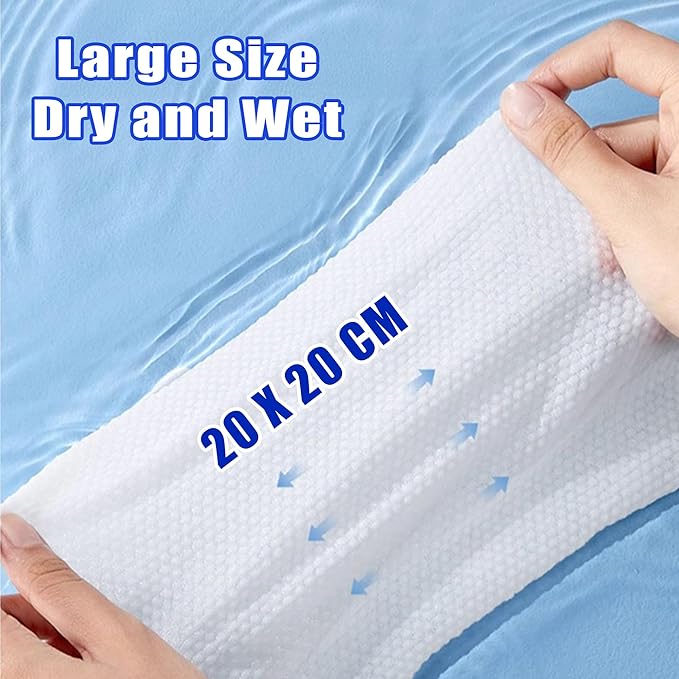 100 Count Disposable face towel, Ultra Thick face towels, Face towels disposable - Image 4