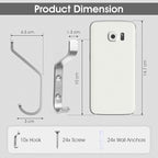 GlazieVault Coat Hook– Door Hook - Image 2