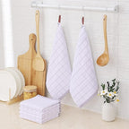 Homaxy 100% Cotton Terry Kitchen Dish Cloths, Ultra Soft and Absorbent Dish - Image 6