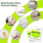 26 Pack Stain Remover Wipes for Clothes & Fabric – Instant Clothing Stain - Image 3
