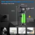 Compressed Air Duster-3 Gear Adjustable 100000RPM Electric Air Duster - Image 5