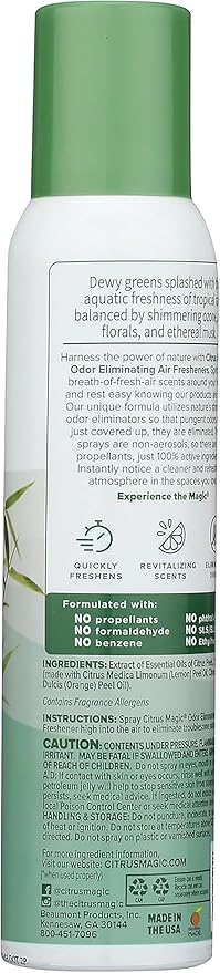 Citrus Magic Odor Eliminating Air Freshener Spray, Bamboo Rainforest - Image 4