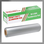 Aluminum Foil Wrap Roll 18 in x 500 ft Heavy Duty Commercial and Home Use by Pokanic%C2%AE