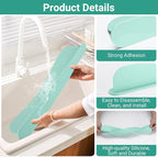 19.29 inch Kitchen Sink Splash Guard, Silicone Sink Baffle Splash Guard - Image 3