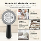 Fabric Shaver Lint Remover, Electric Lint Shaver - Image 4