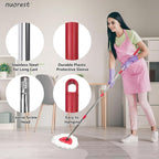 Spin Mop Replacement Set for O-Ceda EasyWring 1-Tank System, Includes 2 Mop - Image 4
