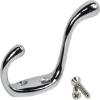 Rok Hardware Heavy Duty Dual Coat Hook, 10 Pack ROKCH101CH by Rok