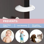 Door Pinch Guard and Door Slam Stopper, Durable Silicone Door Finger Pinch Guard - Image 5