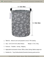 Round Waterproof Laundry Basket、Foldable Storage Basket、Laundry Hampers - Image 2