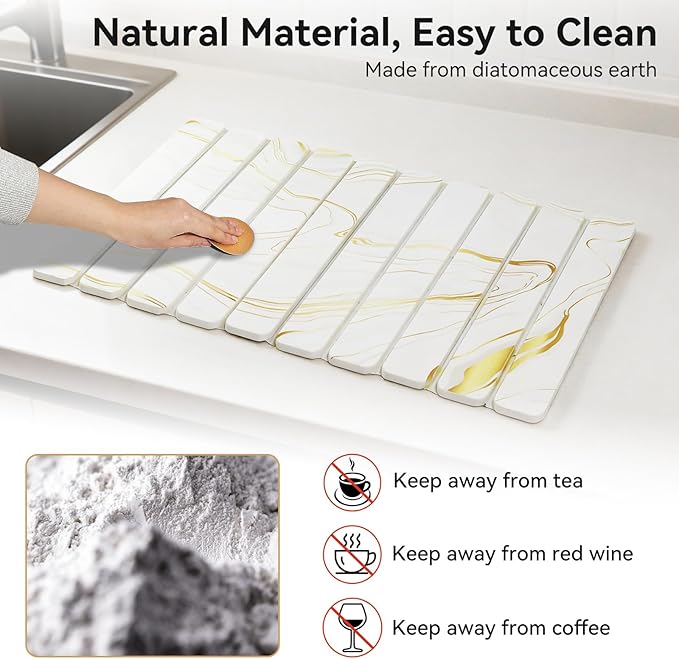 Stone Drying Mat for Kitchen Counter - Image 5
