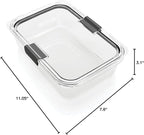 Rubbermaid Brilliance Large Food Storage Container, 9.6 Cup, Leak-Proof - Image 9
