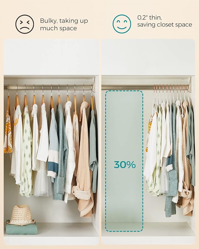 SONGMICS Baby Kids Hangers 50 Pack - Image 4