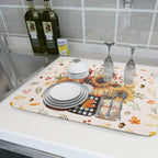 Autumn Sunflowers Vase Dish Drying Mat - Image 6