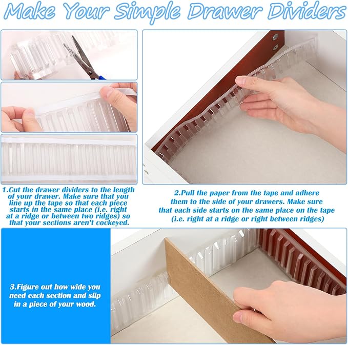 Geelin 120" l x 2-3/4" H Drawer Divider Holder - Image 4