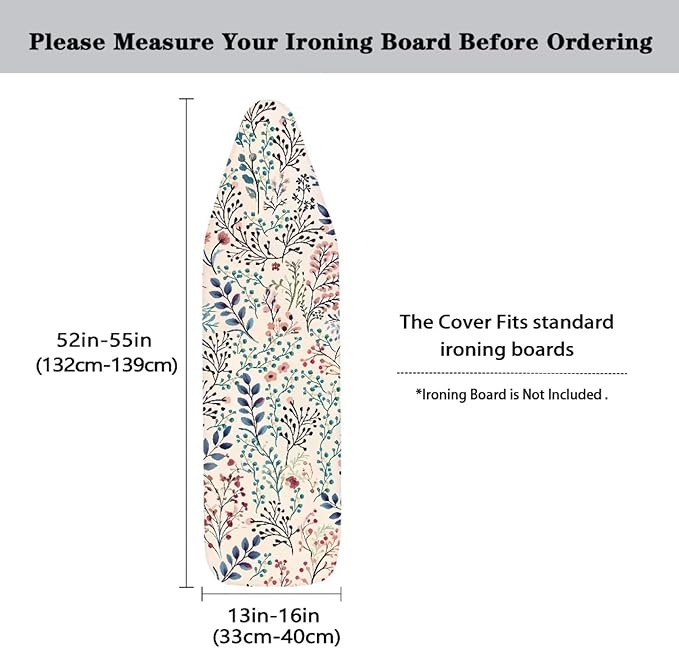 Floral Print Ironing Board Cover 15X54“ - Image 5