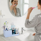 Diatomite Toothbrush Holders for Bathrooms, Quick Dry Electric Tooth Brush and - Image 2