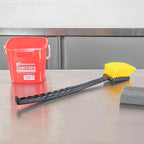Restaurantware Scrub Brush 4 Count of 20 Inch Long Handled Scrubbing Brush - Image 7