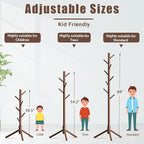 Haddockway Wooden Coat Rack Stand - Image 5