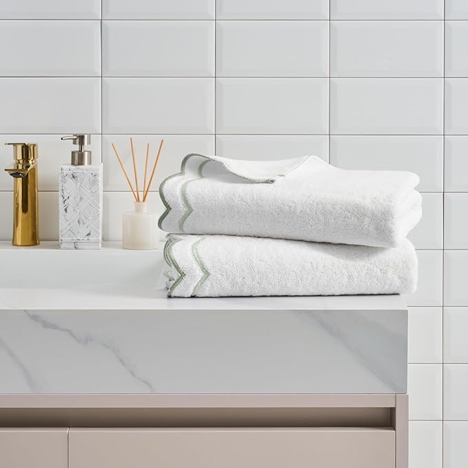 Peri Home 2 Piece Bath Towel Set, 500 GSM, 100% Cotton Towel by perihome