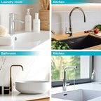 24 Inch Kitchen Sink Splash Guard，5°Slope Fast Draining Silicone Mat - Image 6