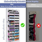 Heavy Duty Over The Door Organizer 6 Tiers, Extra Large Behind Door Storage of - Image 3