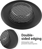 2 PCS Drain Strainer, Sink Strainer, Large Wide Rim 4.5 Inch Diameter - Image 3