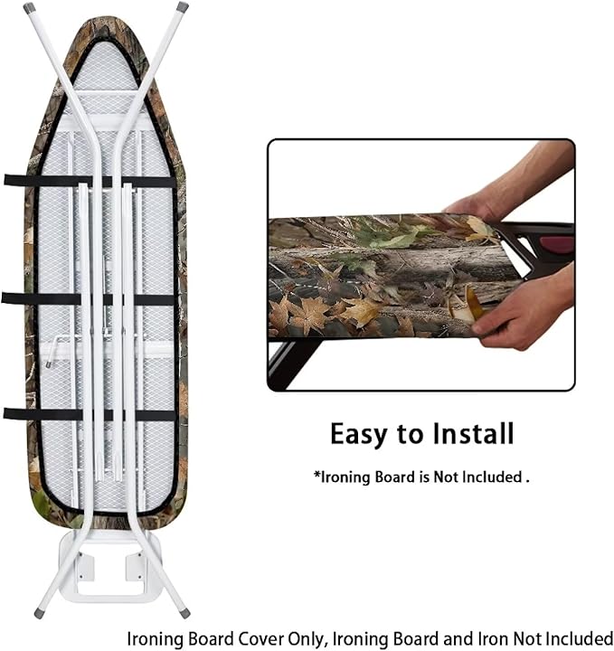 Camo Forest Ironing Board Cover and Padding 15 X 54 Ironing Board Protective - Image 4