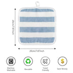 SINLAND Microfiber Facial Cloths Fast Drying Washcloth 8inch x 8inch Absorbent - Image 2
