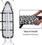 Black White Leopard Ironing Board Cover and Pad 15 X 54 Inch 3D Print Iron - Image 4
