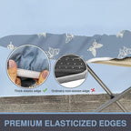 Ironing Board Cover and Pad 18x49, Extra Wide, Thick Padding, Elastic Edge - Image 3