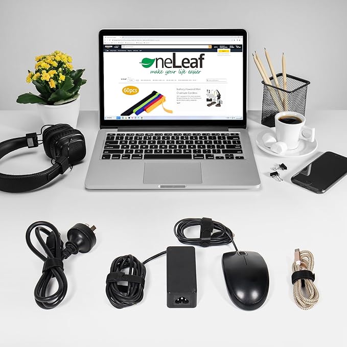 OneLeaf 80PCS Reusable Cable Ties, Data Centers - Image 2