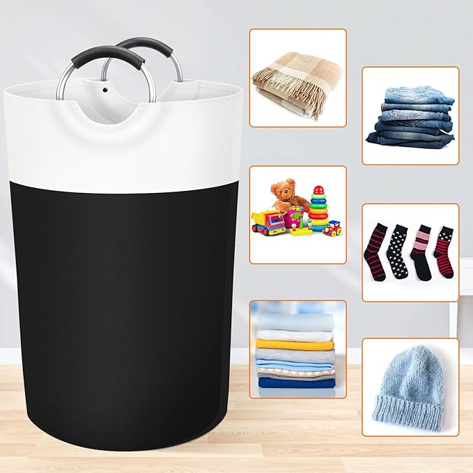 BlissTotes Laundry Basket, Laundry Hamper, Collapsible Laundry Baskets - Image 4
