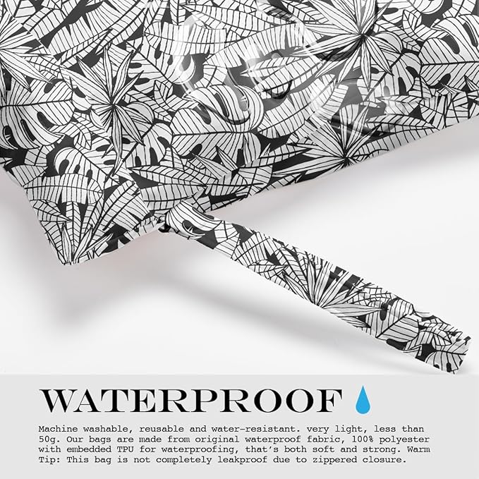 Wet Bag, Wet Dry Bag, Wet Bag for Swimsuit, Dirty Yoga Gym Clothes, Makeup Bag - Image 6