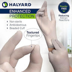 HALYARD Sterling SG Nitrile Powder-Free Exam Gloves, 3.7 mil, 9.5 Inches - Image 2