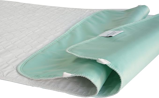 Pack of 2 Careboree Quilted Cotton Top Underpad 36"X60" Reusable Incontinence - Image 5