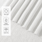 REDKISS 4 Pack Premium Bath Towels, Plush Coral Fleece Towels - Image 4