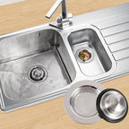 RQYEKDO Polished Kitchen Sink Strainers Sink Stopper Kits, Stainless Steel Sink - Image 3