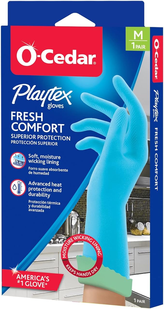 PLAYTEX Fresh Comfort Medium Gloves by Playtex