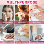 FACEMADE 240 Count Disposable Face Towels, 100% USDA Biobased Face Towelettes - Image 8