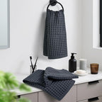 Jacquotha Waffle Hand Towels for Bathroom 2-Piece – Cotton Quick Dry Lint Free - Image 5