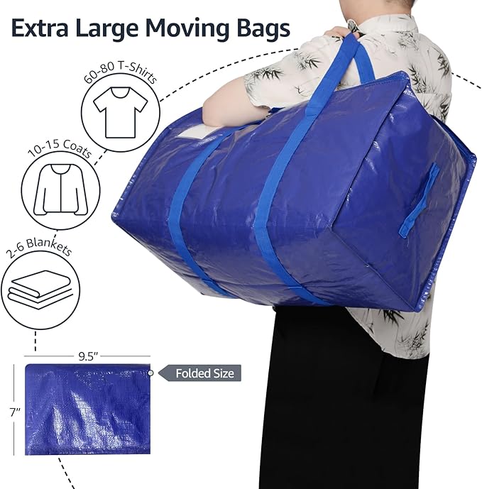 Moving Bags Heavy Duty Extra Large, Moving Boxes, Moving Supplies Essentials - Image 5