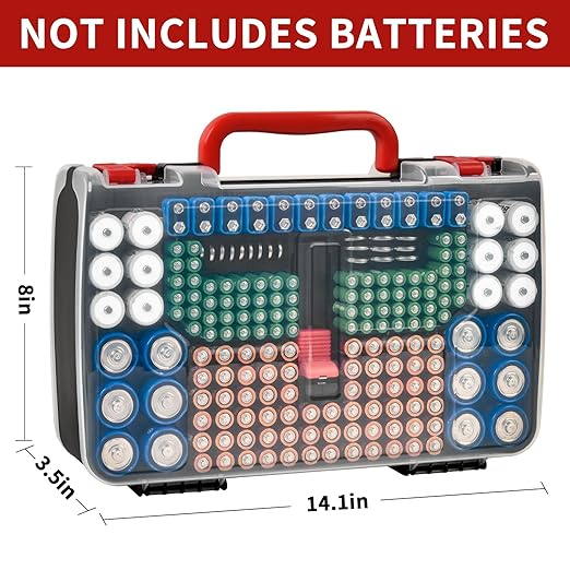 Double-Sided Battery Storage Organizer Case - Image 6